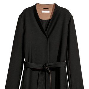 H&M Black & Tan Short Coat